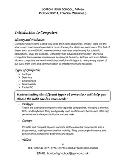 BOSTON HIGH SCHOOL, MPALA 
P.O Box 33014, Entebbe, Wakiso (U) 
  
 
6 
TEL: 0782-441077 / 0776-183773 / 0701-271487/ 0702-993