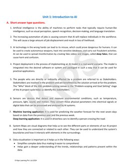 Class 9 AI Solutions - Kips Learning | PDF | Artificial Intelligence ...