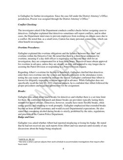 4 
to Gallagher for further investigation. Since the case fell under the District Attorney’s Office 
jurisdiction, Proctor wa