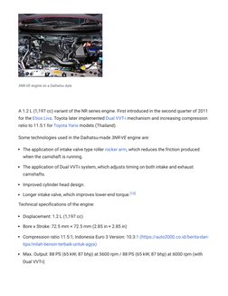 Toyota NR Engine Family Overview | PDF | Engine Technology | Vehicle Parts