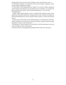 - 4 - 
the human body and overcome the invasion of pathogen, such as outside bacterium, virus, etc. 
 6 Wonderful comb