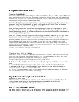 Advanced Order Block Trading Guide | PDF | Market Liquidity | Foreign ...