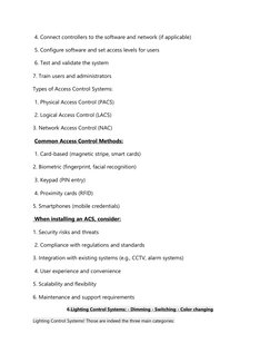 Overview of Low Current Systems | PDF | Access Control | Internet Of Things