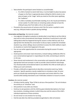 ADOS 2 Module 3 Overview and Tasks | PDF | Toys | Conversation