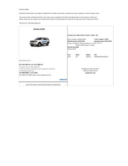 Wallet Card Progressive Progressive Insurance ID Card Details | PDF