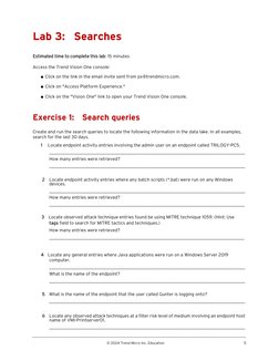 Pdf Trend Lab Trend Vision One XDR Advanced - Lab Guide - V1 3 | PDF | Command Line ...