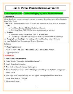 LibreOffice Writer Practical Assignments | PDF | Hyperlink | Spreadsheet