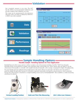 Rudolph Research Analytical  55 Newburgh Road, Hackettstown, NJ 07840 USA • Phone: 973-584-1558 • Fax: 973-584-5440 • E-mail: