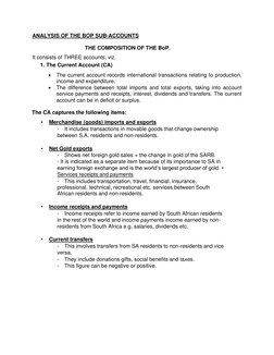 Grade 12 Foreign Exchange Market Notes | PDF | Balance Of Payments ...