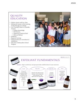 4/9/24
5
QUALITY 
EDUCATION 
• Online classes with live chats
• Self-paced courses in the Learning 
Center through our websit