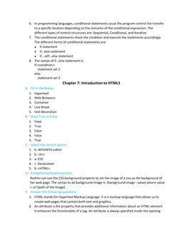 Class 7 Computer Solutions PDF | PDF | Html Element | Html