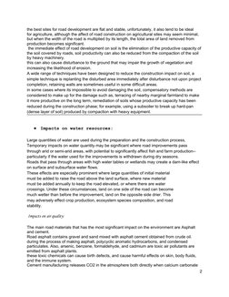 Environmental Impact of Road Construction | PDF | Leadership In Energy ...