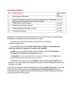 Class 12 Mathematics Project Guidelines | PDF | Mathematics | Science