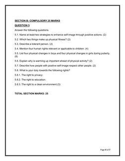 Grade 7 Life Orientation June Test 2024 | PDF | Bullying | Behavioural ...