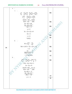 KCSE 2022 Mathematics Paper 2 Marking Scheme | PDF | Student Assessment ...