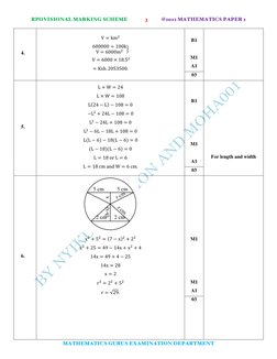 KCSE 2022 Mathematics Paper 2 Marking Scheme | PDF | Student Assessment ...