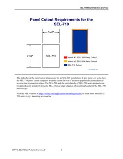 Sel 710 In Wall SEL-710 Motor Protection Relay Guide | PDF | Relay | Bit
