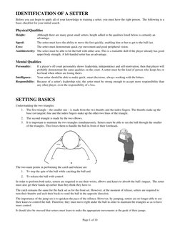 IDENTIFICATION OF A SETTER 
Before you can begin to apply all of your knowledge to training a setter, you must have the right