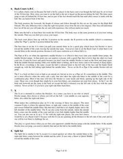6. Back Court A-B-C 
It is called a back-court set because the ball is hit by a player in the back court even though the ball