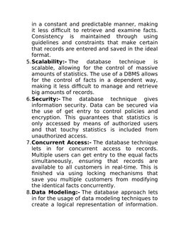in a constant and predictable manner, making
it less difficult to retrieve and examine facts.
Consistency is maintained th