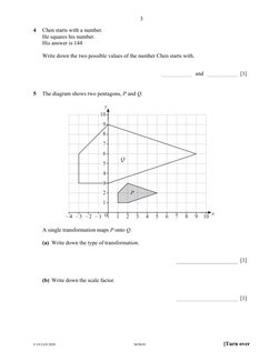 Cambridge Stage 8 Maths Sample Test | PDF | Mathematics | Geometry