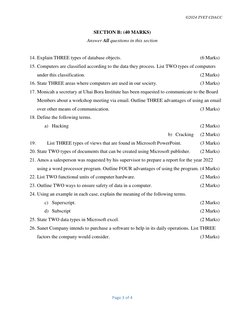 Level 5 Digital Literacy Exam Paper | PDF | Input/Output | Software