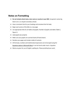 CSEC Mathematics SBA Guidelines 2025 | PDF | Mean | Chart