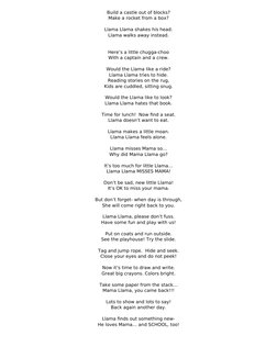 Llama Llama Red Pajama Story Text | PDF