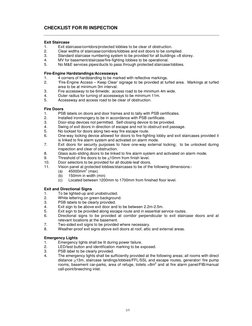 Ri Inspection RI Inspection Checklist for Singapore | PDF | Elevator | Wall