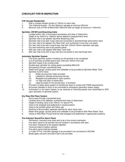 Ri Inspection RI Inspection Checklist for Singapore | PDF | Elevator | Wall