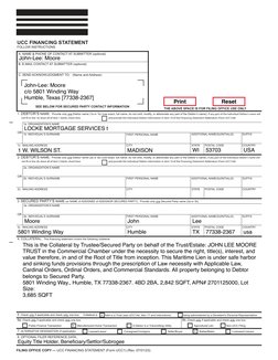 Ucc Filing Example UCC1 Financing Statement Instructions | PDF | Sole Proprietorship ...