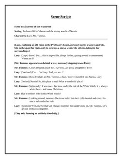Narnia Scene Scripts: Key Moments | PDF | Aslan | The Chronicles Of Narnia