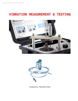  
Classification: General Business Use  
 
VIBRATION MEASUREMENT & TESTING 
 
 
 
Prepared by: Mohamed Yehia  
