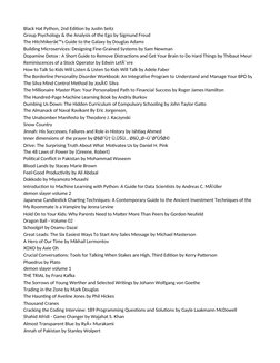 Black Hat Python, 2nd Edition by Justin Seitz
Group Psychology & the Analysis of the Ego by Sigmund Freud
The Hitchhikerâ€™s