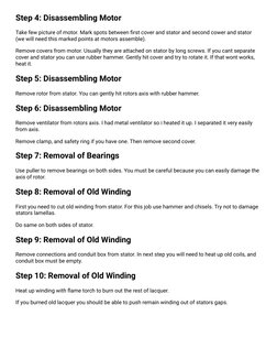 3 Phase Motor Rewinding Guide | PDF | Electric Motor | Electricity