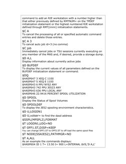 Mainframe Command Reference Guide | PDF | Command Line Interface | Booting