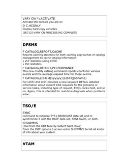 Mainframe Command Reference Guide | PDF | Command Line Interface | Booting