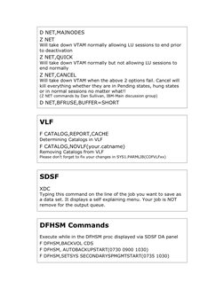 Mainframe Command Reference Guide | PDF | Command Line Interface | Booting