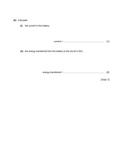 IGCSE Physics Electricity Questions | PDF | Electrical Resistance And ...