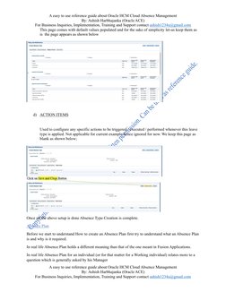 Oracle HCM Cloud Absence Management Guide | PDF | Accrual | Employment