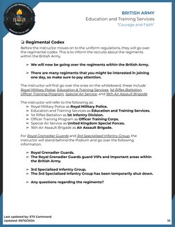 British Army Basic Training Guide | PDF | Regiment | Military Police