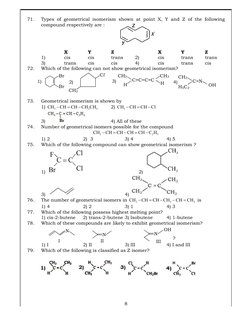 NEET Isomerism Practice Worksheet | PDF | Conformational Isomerism | Isomer