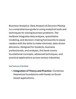 Business Analytics: Decision-Making Guide | PDF | Analytics | Data Analysis