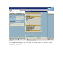 Create Material Master in SAP MM01 | PDF
