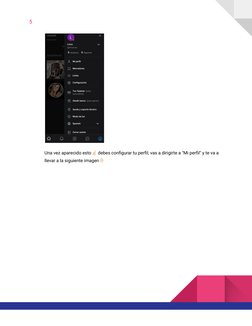 5
Una vez aparecido esto☝🏻debes configurar tu perfil; vas a dirigirte a "Mi perfil" y te va a
llevar a la siguiente imagen👇