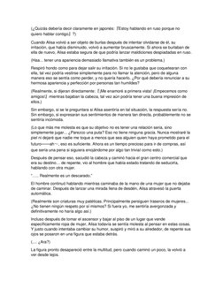 (¿Quizás debería decir claramente en japonés:『Estoy hablando en ruso porque no 
quiero hablar contigo』?) 
Cuando Alisa volvió