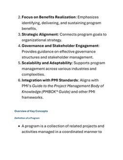 The Standard For Program Management - 5th Edition PDF | PDF ...