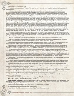 2
Undying Corruption: Player’s Guide
OPEN GAME LICENSE Version 1.0a
The following text is the property of Wizards of the Coas