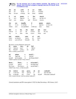 Zeffiretti lusinghieri (Idomeneo) Mozart–Page 2 of 2 
che 
mi 
serbi 
il 
cor 
fedel. 





