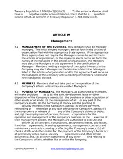 Treasury Regulation 1.704-l(b)(2)(ii)(b)(2). 
To the extent a Member shall 
have a
negative capital account balance, there sh